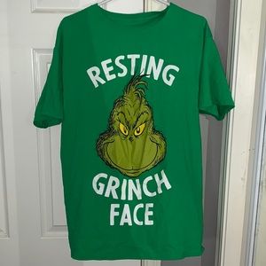 Holiday grinch tee